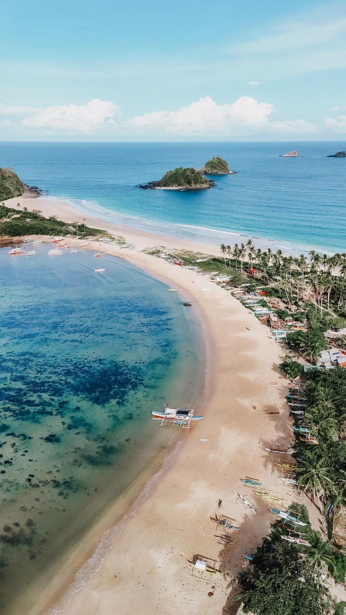 Lazy Juan Beach House Nacpan El Nido Ngoại thất bức ảnh